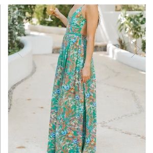 Pink Lily Maxi Dress